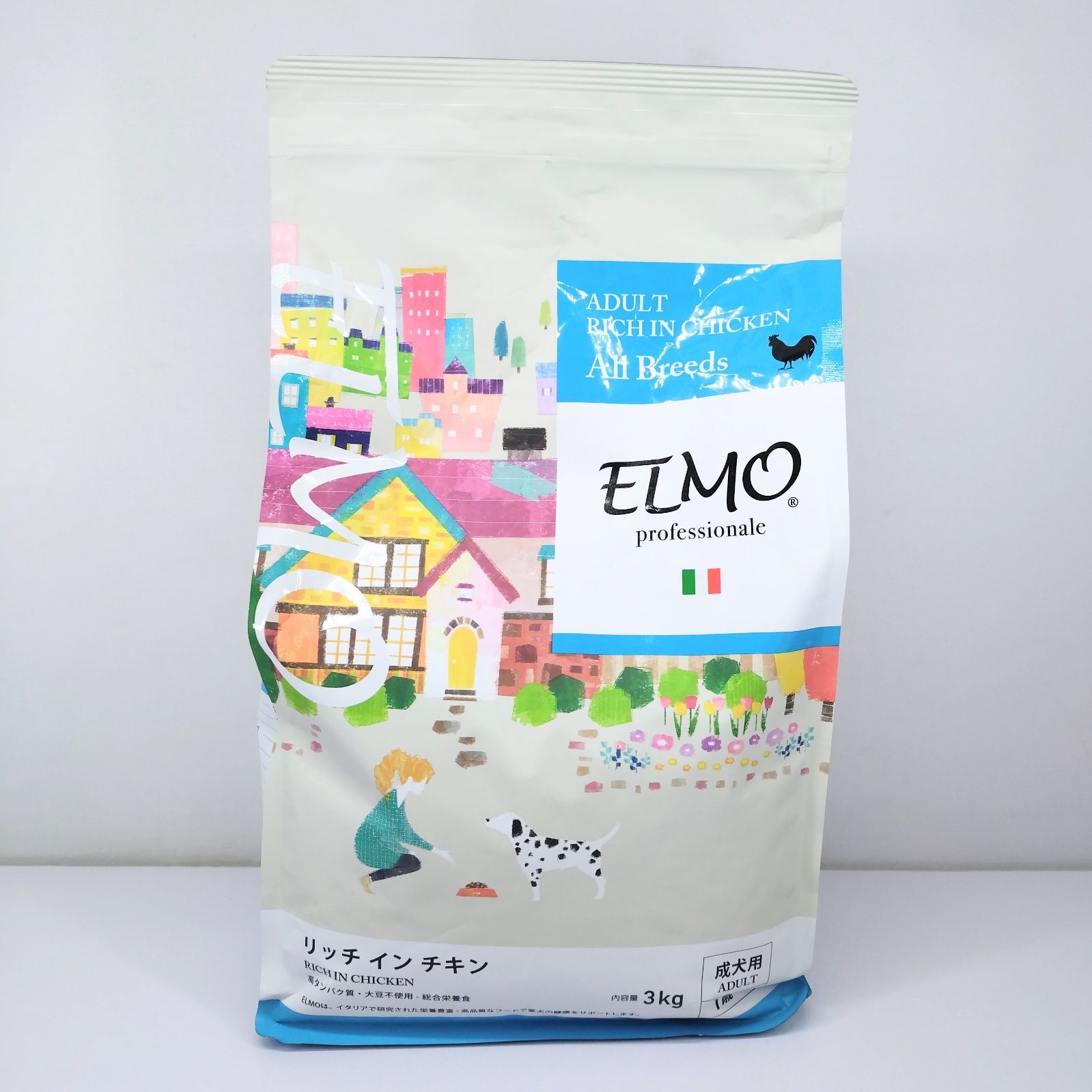 ELMO エルモ リッチ イン チキン 成犬用 9kg なつ ELMO ドッグフード
