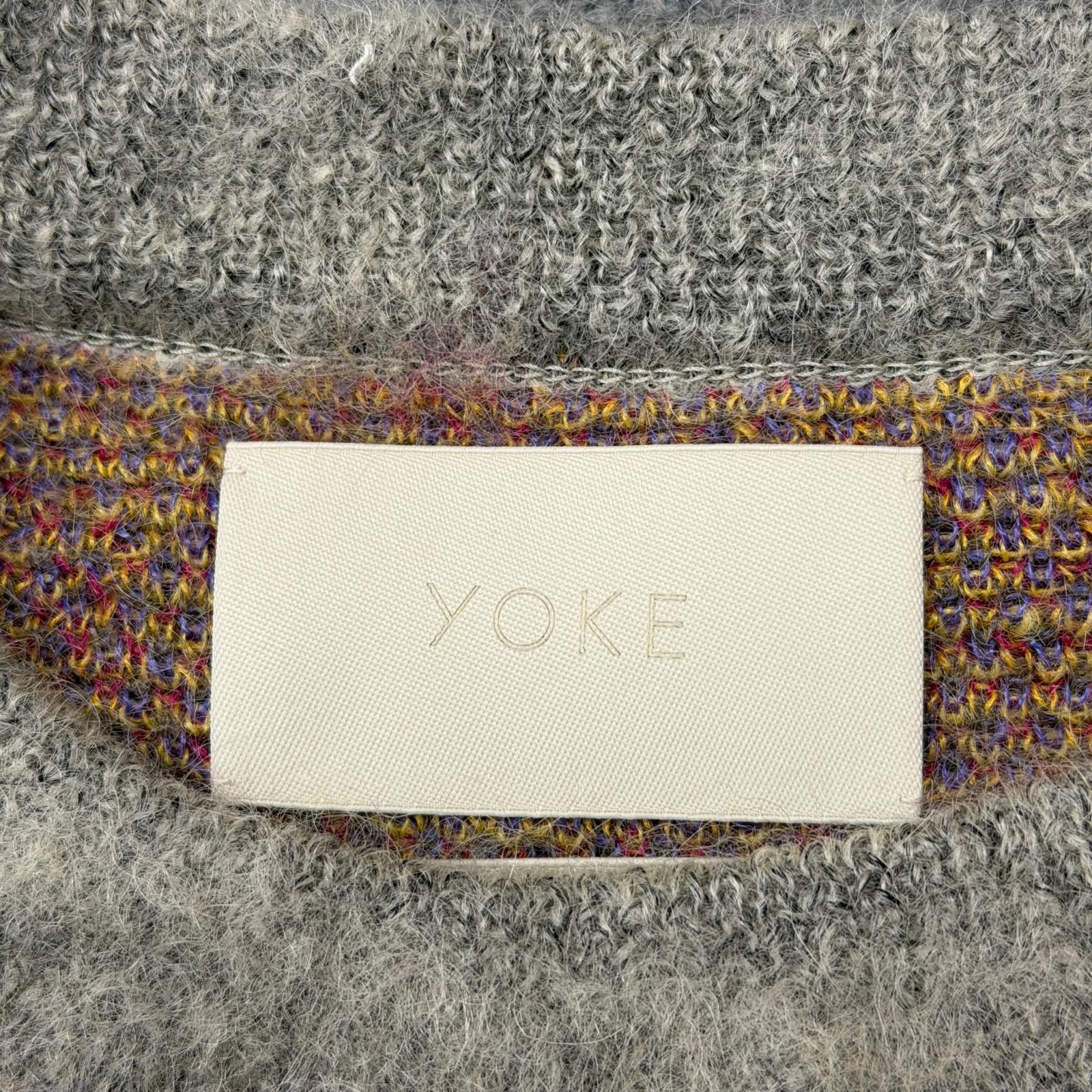 参考上代57200円 未使用 YOKE 25SS TREE JAQUARD MOHAIR SWEATER