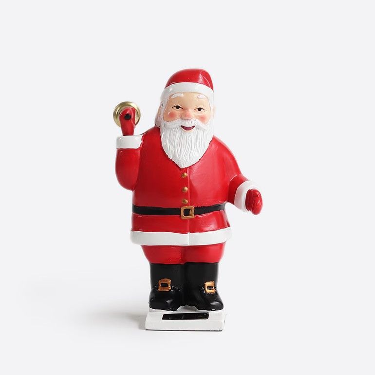 【新品】【1点販売】KIKKERLAND[キッカーランド]Solar Santa With Bell ソーラー サンタ ウィズ ベル（太陽光で動くサンタのオブジェ）[サンタクロース 太陽光 クリスマス DETAL ディテール]