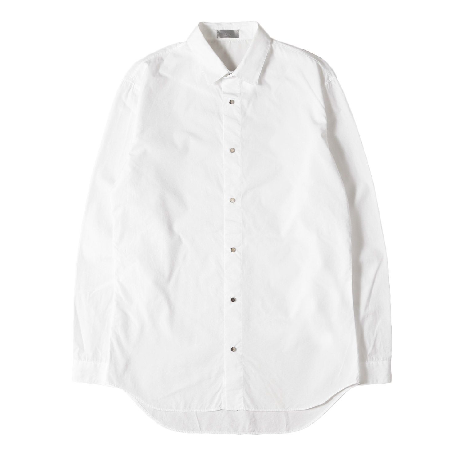 Dior ディオール シャツ ホワイト 白 サイズ:38 | 24SS CDボタン 