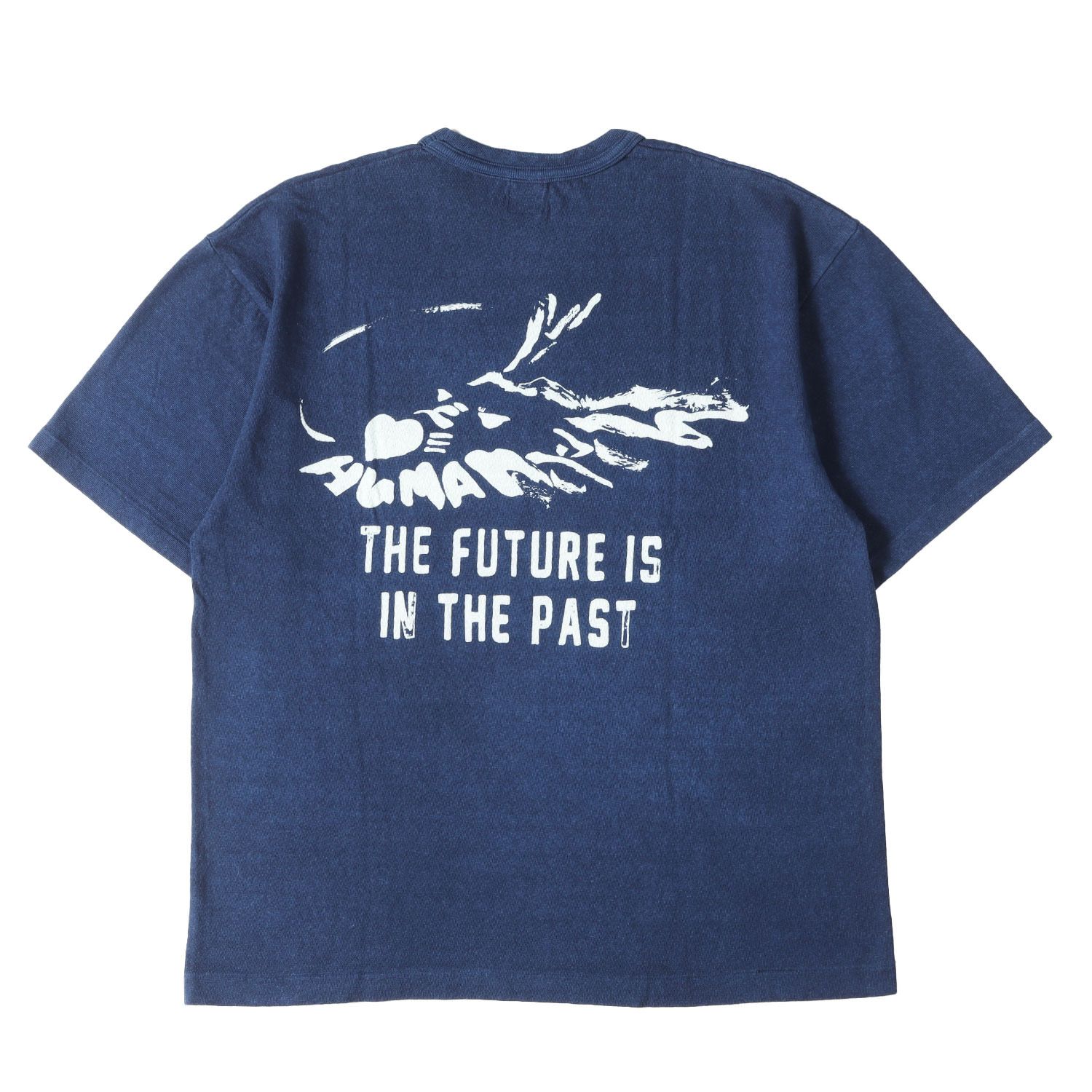 新品】HUMAN MADE ヒューマンメイド Tシャツ インディゴ サイズ 新品】HUMAN MADE ヒューマンメイド Tシャツ インディゴ サイズ