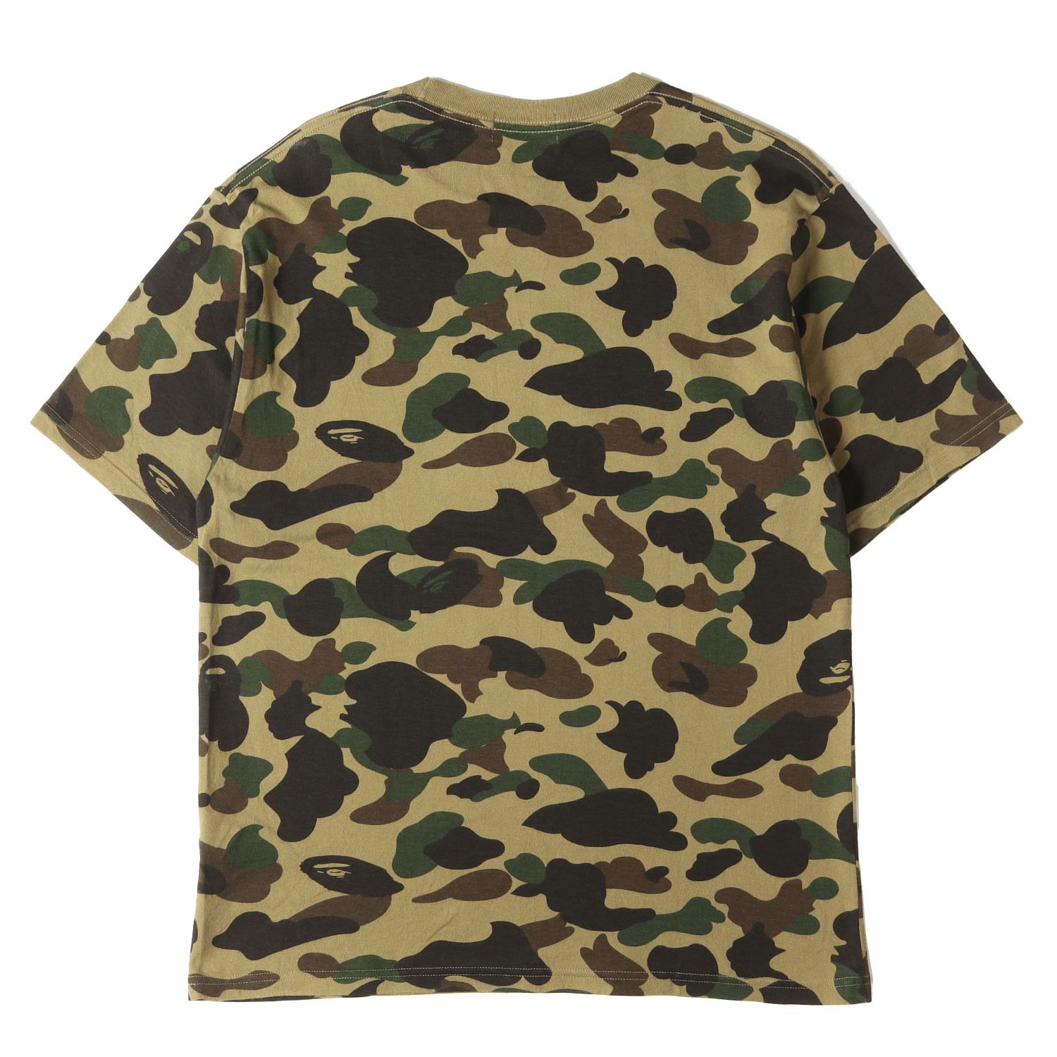 美品】A BATHING APE ア ベイシング エイプ Tシャツ グリーンカモ 