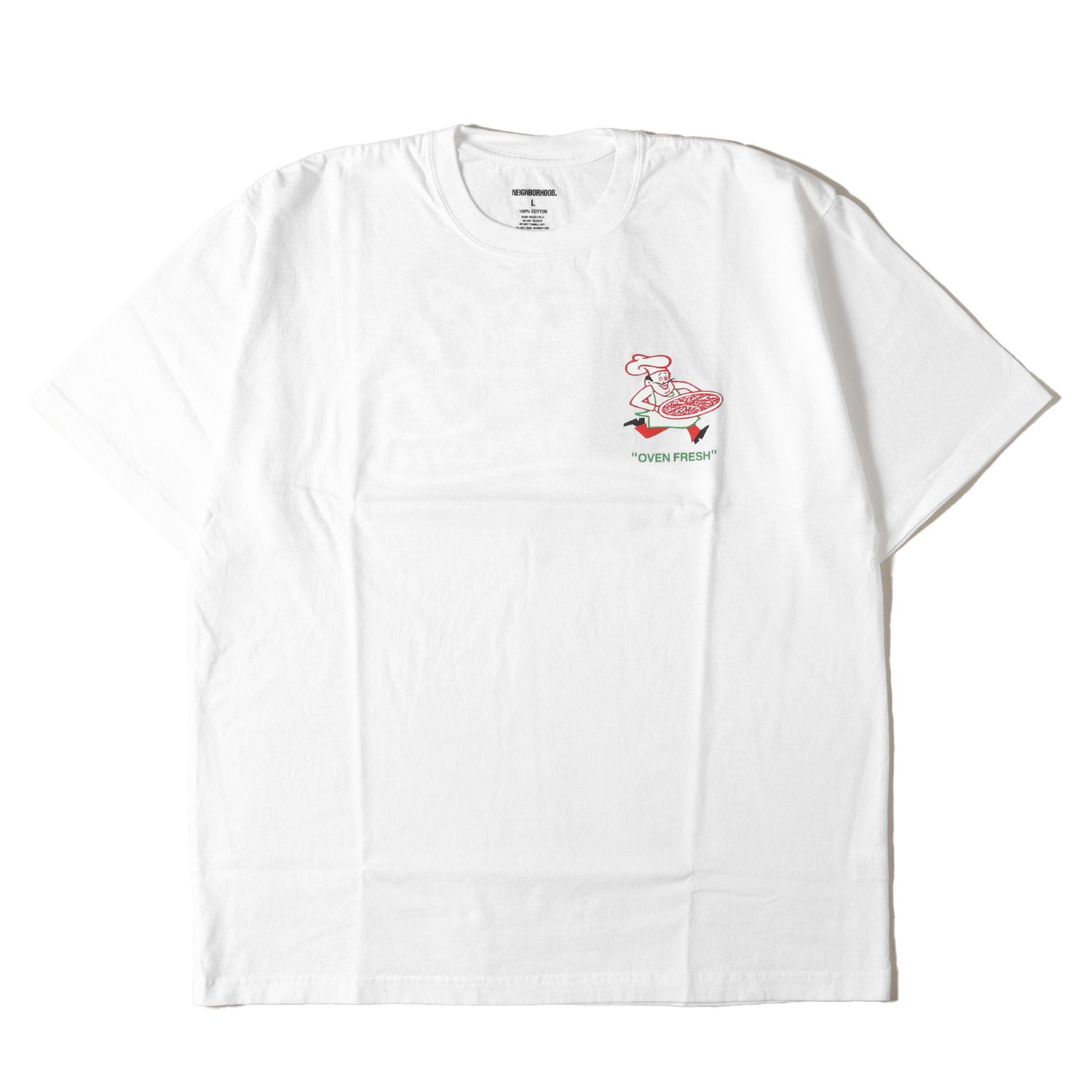 新品】NEIGHBORHOOD ネイバーフッド Tシャツ ホワイト 白 サイズ:L 