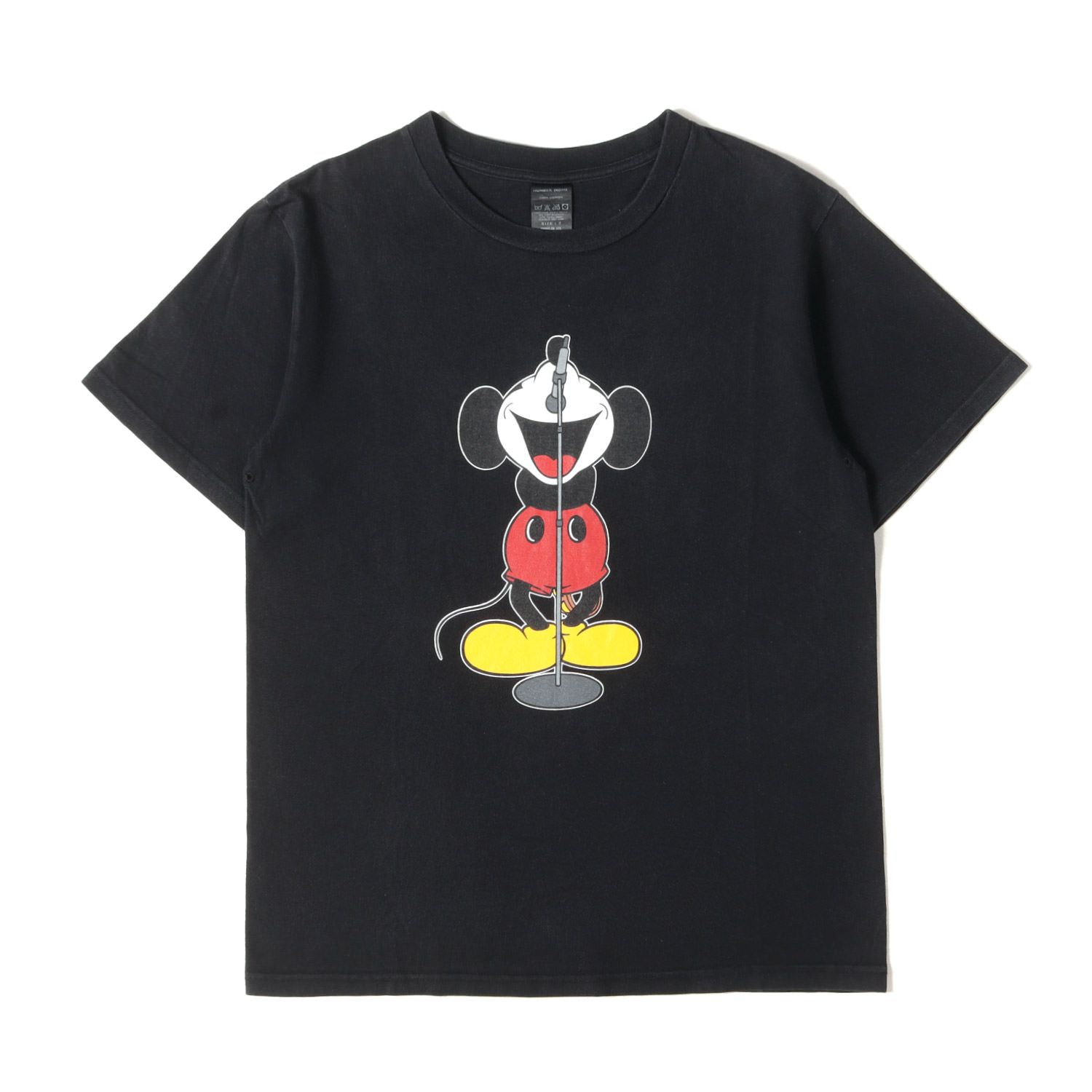 NUMBER (N)INE ナンバーナイン Tシャツ ブラック 黒 サイズ:2 | Disney 