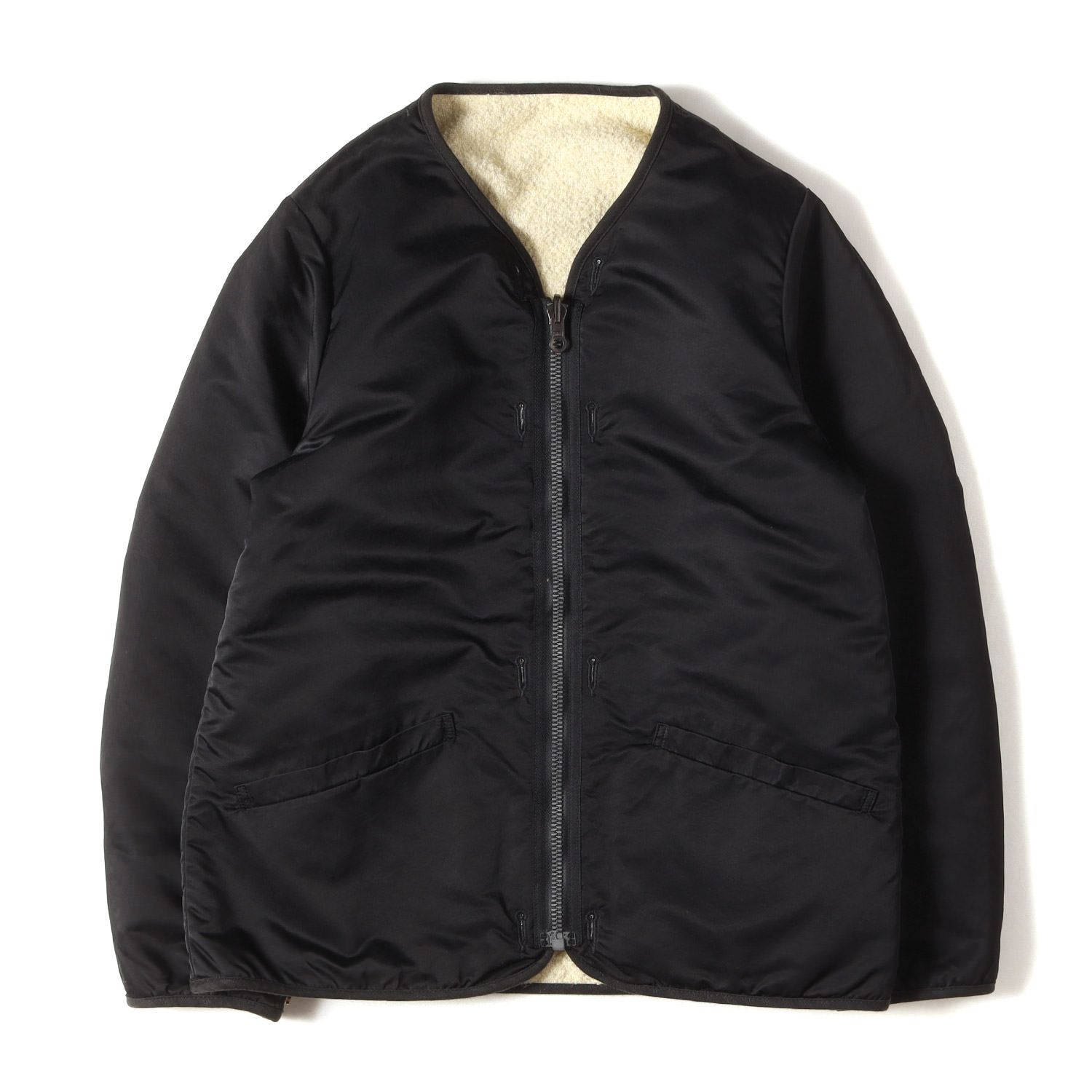 visvim ビズビム ジャケット ブラック オフホワイト 黒白 サイズ:2