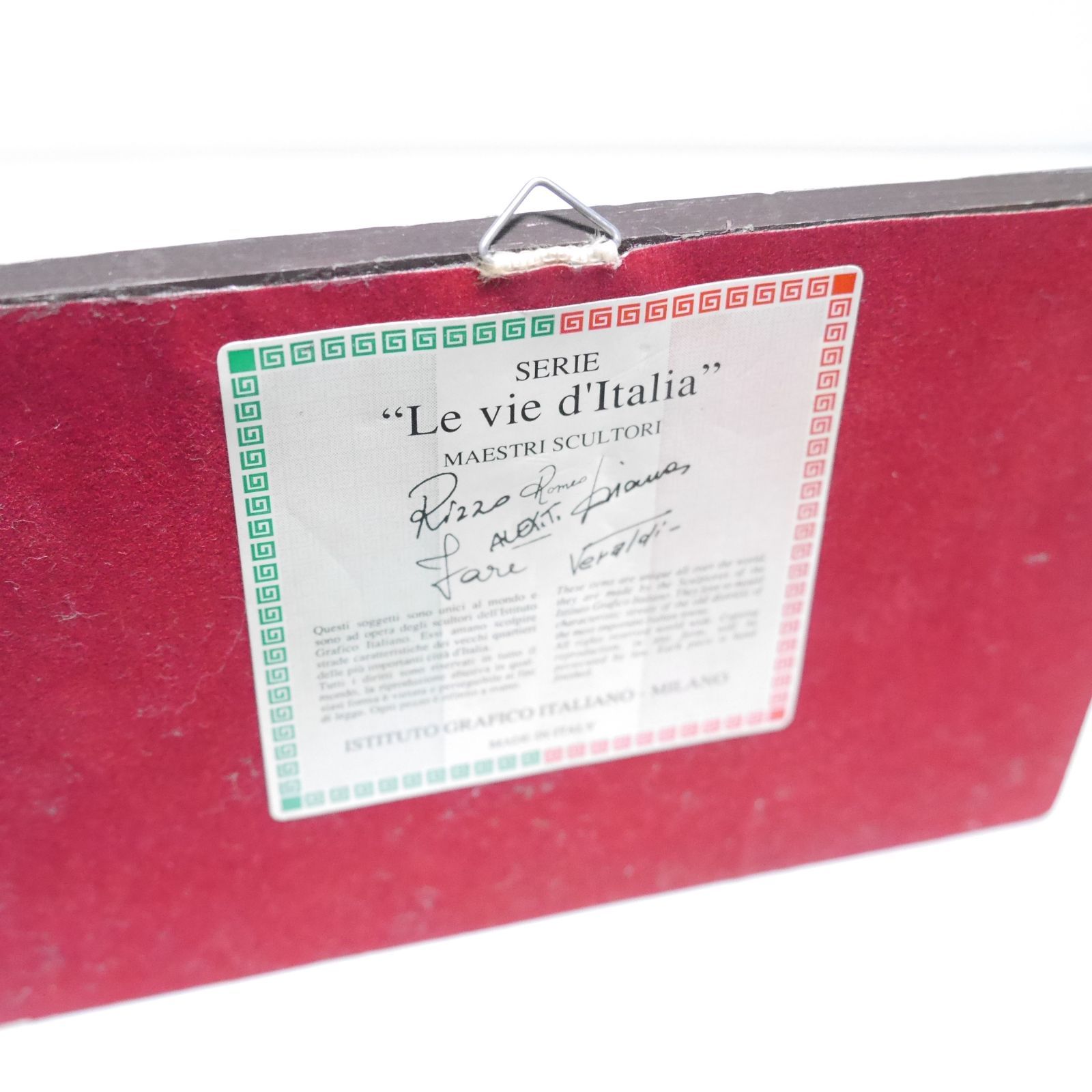 立体絵画 Le vie d’Italia MAESTRI SCULTORI 立体絵画 Le vie d'Italia MAESTRI SCULTORI 【公式通販】