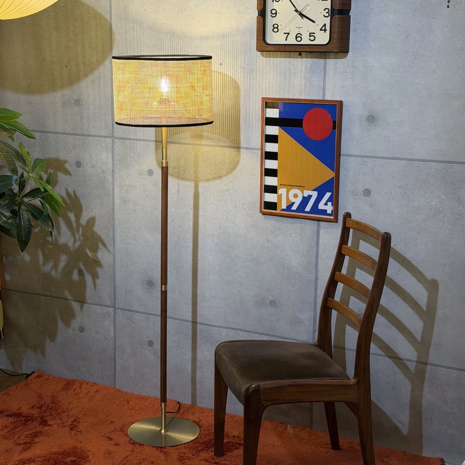 Contemporary / Rattan Floor Lamp / ラタン フロアランプ 間接照明 