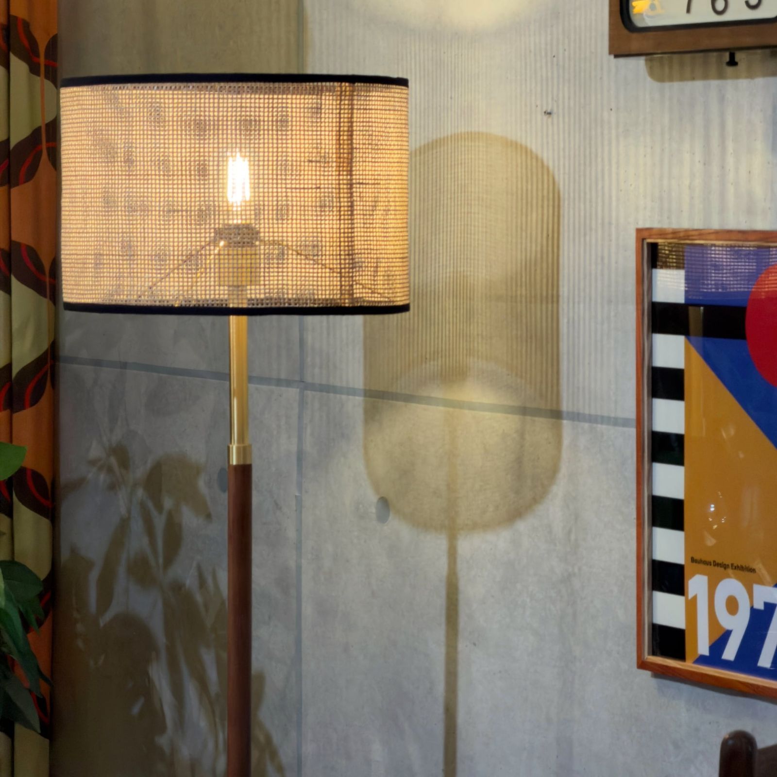 Contemporary / Rattan Floor Lamp / ラタン フロアランプ 間接照明 