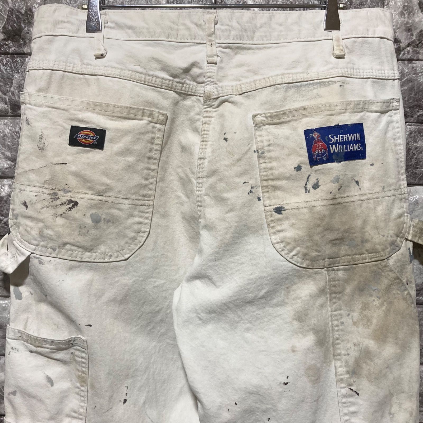 Dickies ホワイト ペインターパンツ ディッキーズ 白ペインター ペンキ 