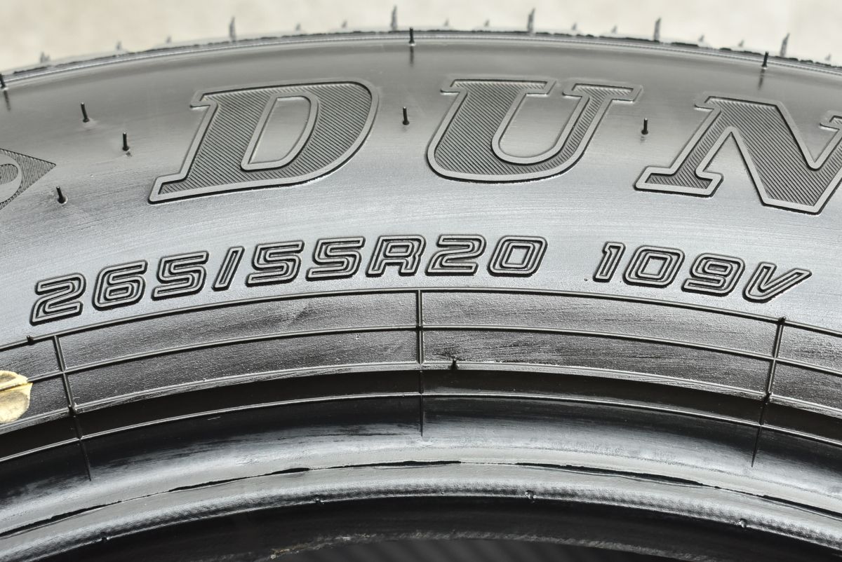 新車外し 2025年製】ダンロップ グラントレック PT5A 265/55R20 バリ溝 