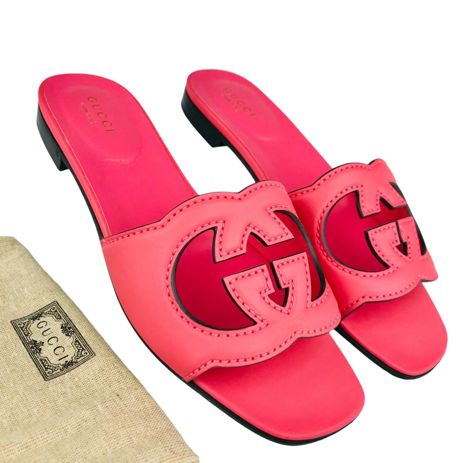 GUCCI ロッキングGインターサンダル 36/23cm GUCCI グッチインター