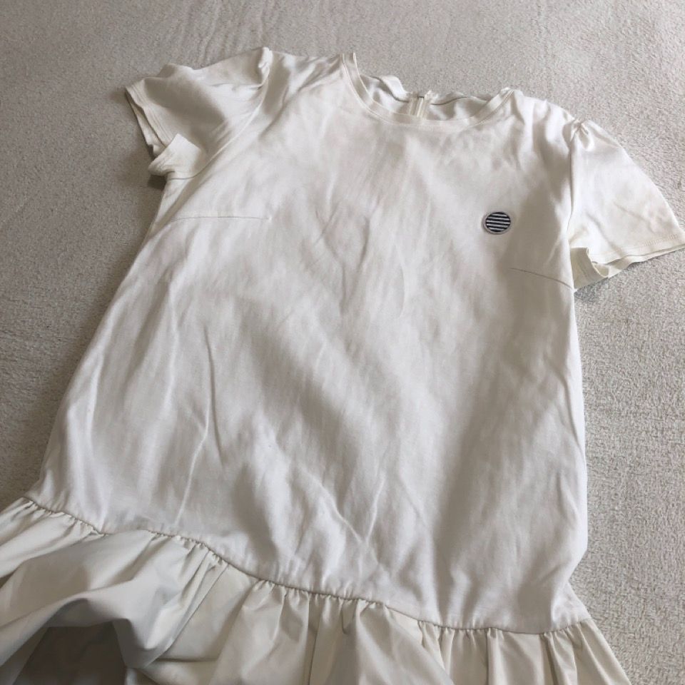 ボーダーズアットバリコニー　ペプラムトップス36 美品 BORDERS at BALCONY ボーダーズアットバルコニー Tシャツ