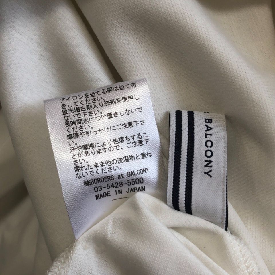 美品 BORDERS at BALCONY ボーダーズアットバルコニー Tシャツ