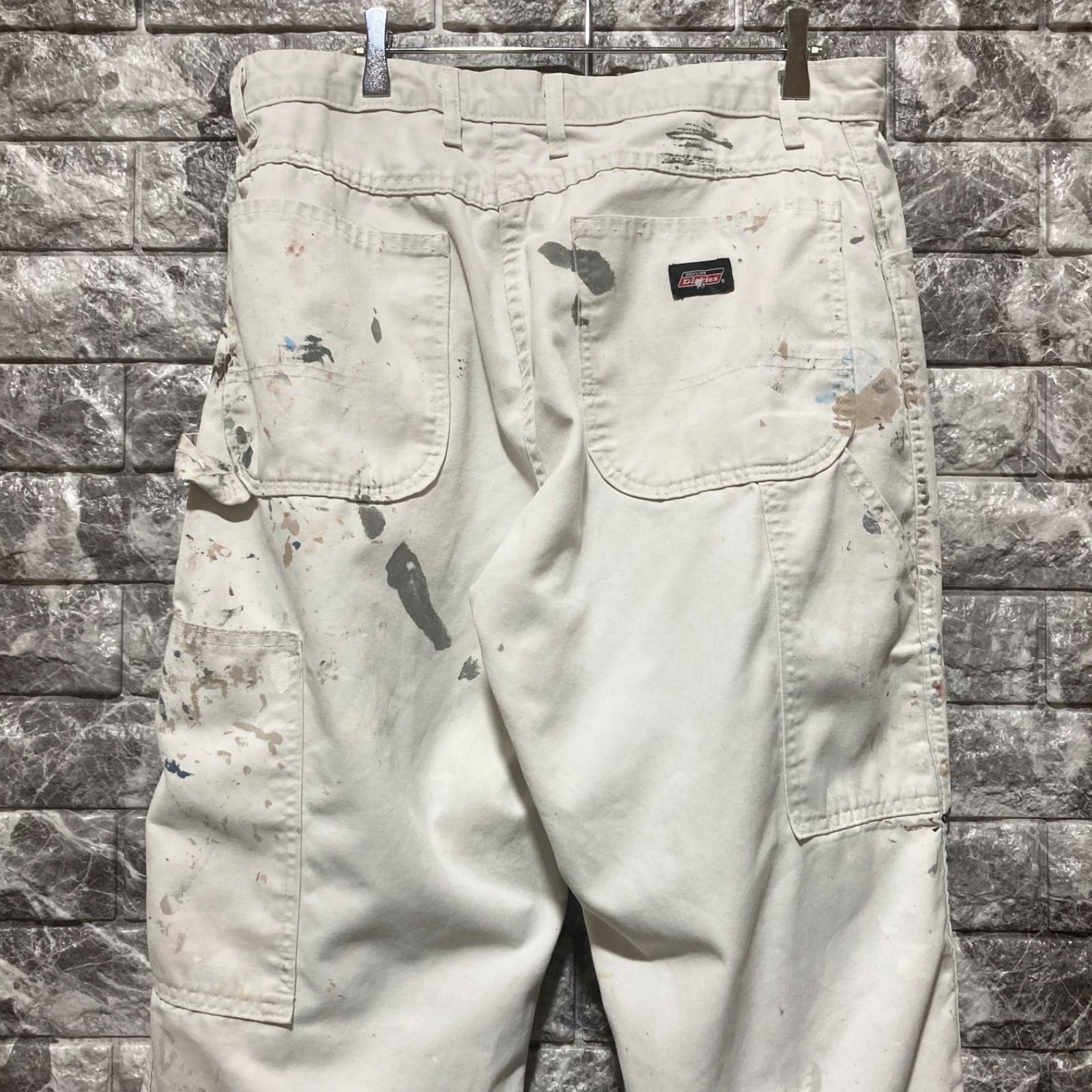 Dickies ホワイト ペインターパンツ ディッキーズ 白ペインター ペンキ 