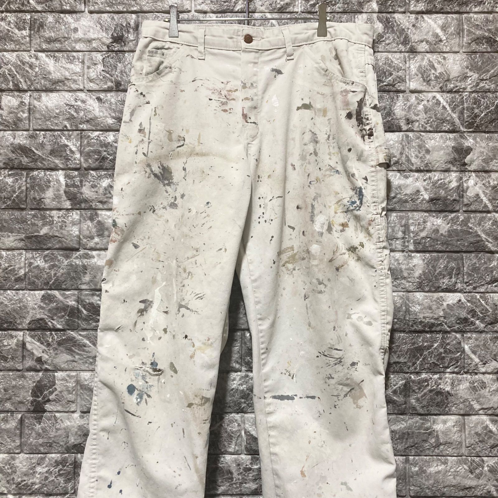 Dickies ホワイト ペインターパンツ ディッキーズ 白ペインター ペンキ 