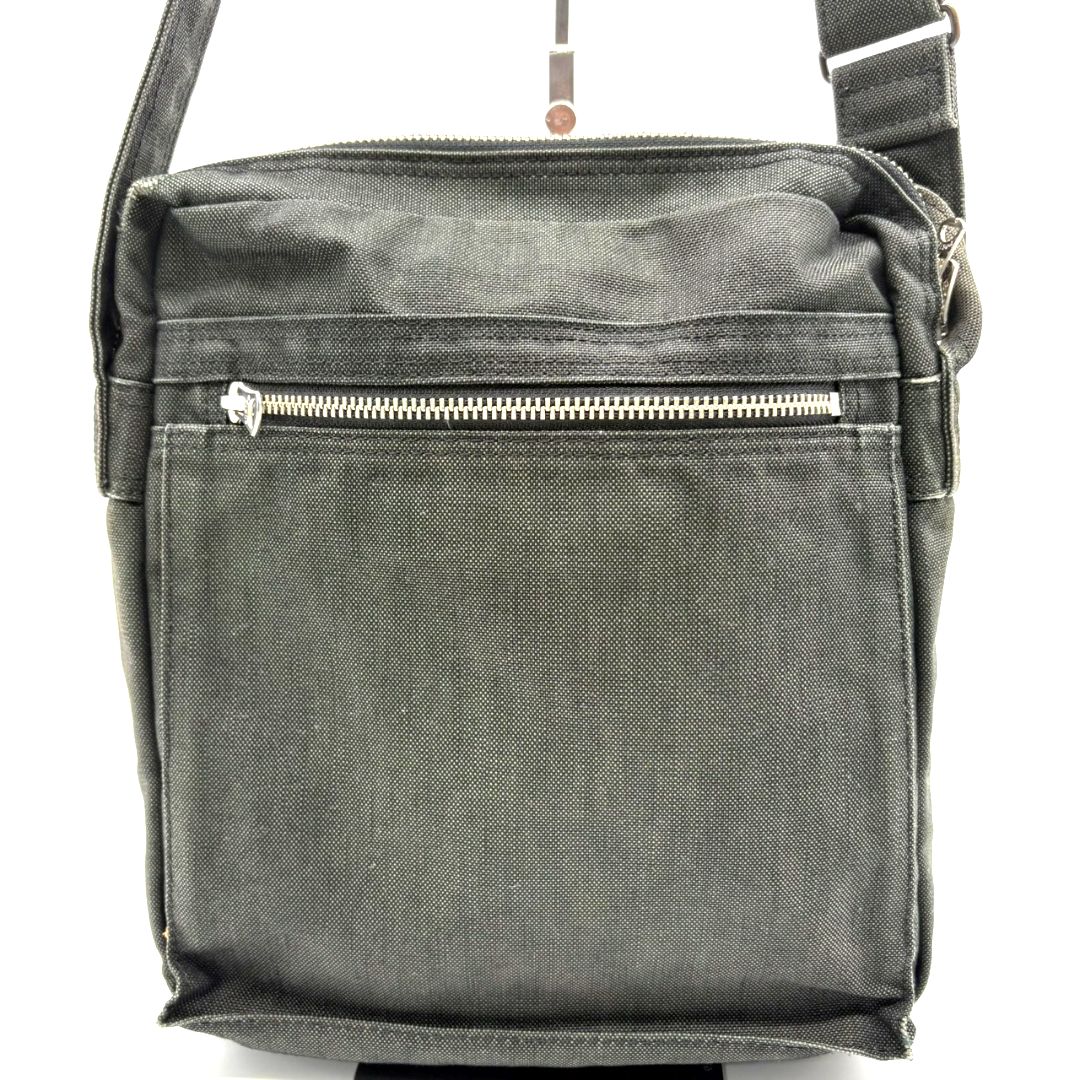 ポーター PORTER 吉田カバン ショルダーバッグ グレー コットン 