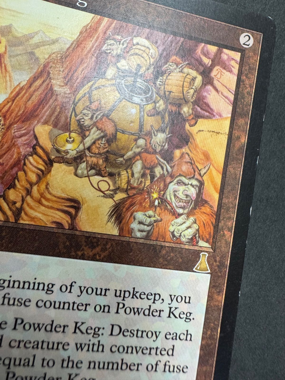 MTG 火薬樽 英語 UDS ウルザズ・デスティニー Powder Keg 状態悪めです