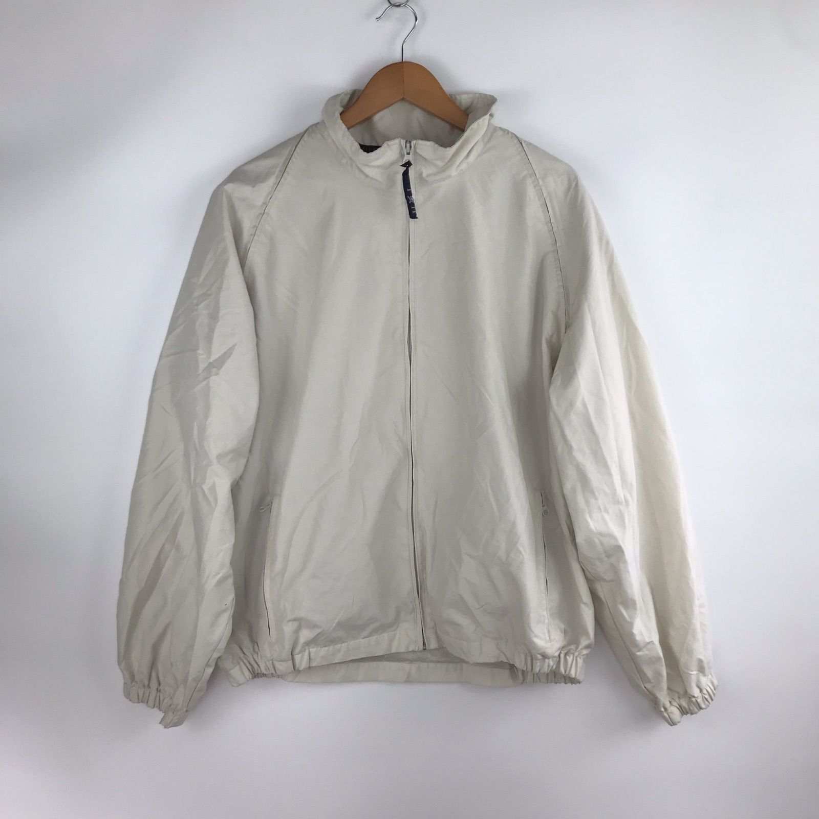 TOMMY HILFIGER GOLF フルジップジャケット メンズ XXL アイボリー 