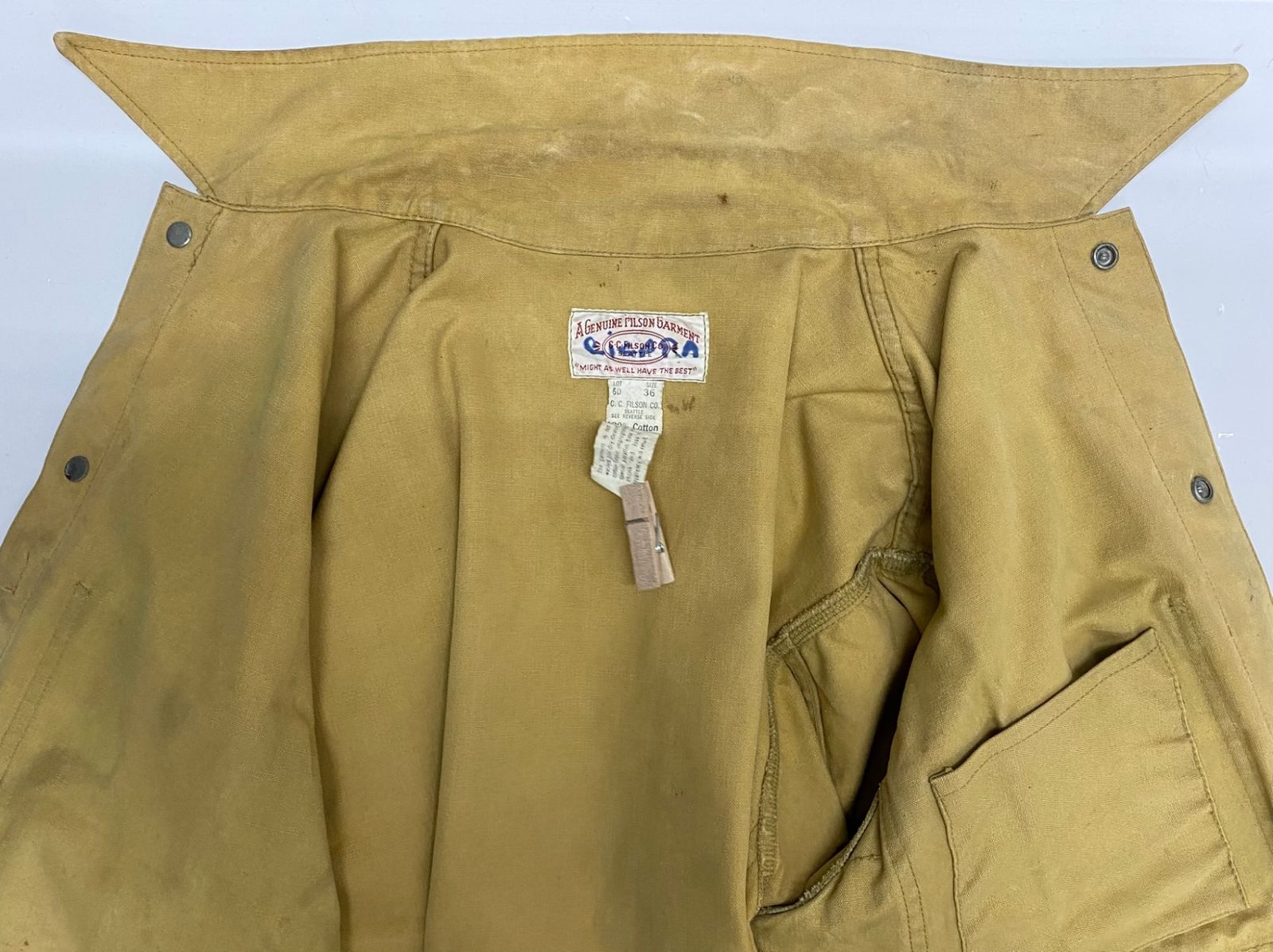 フィルソン FILSON 60's 70's ダブルマッキーノクルーザー ジャケット