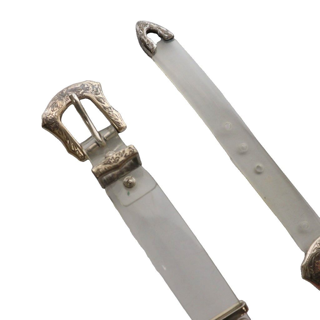 トーガ プルラ TOGA PULLA メタルバックルクリアベルト Metal buckle