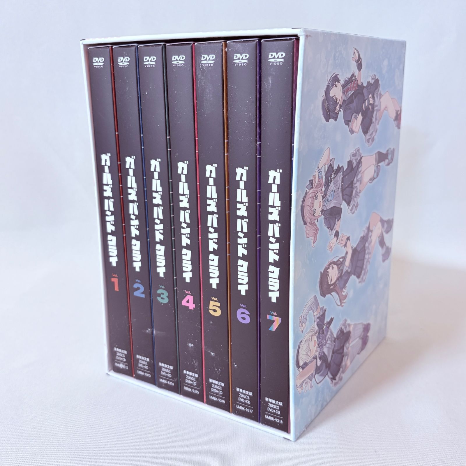 ガールズバンドクライ DVD 全7巻セット 全巻収納BOX付 完全生産 ガールズバンドクライ DVD 全7巻セット 全巻収納BOX付 完全生産