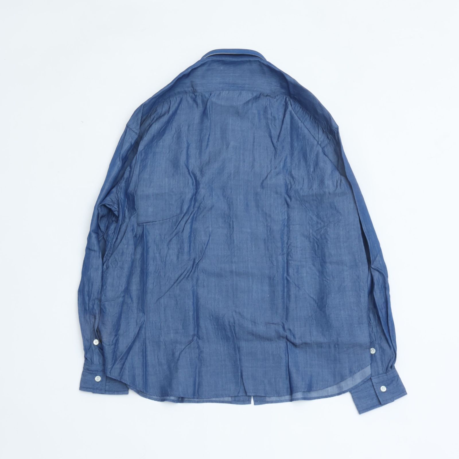 PORTER CLASSIC ポータークラシック ROLL UP BOTANICAL SHIRT BLUE 