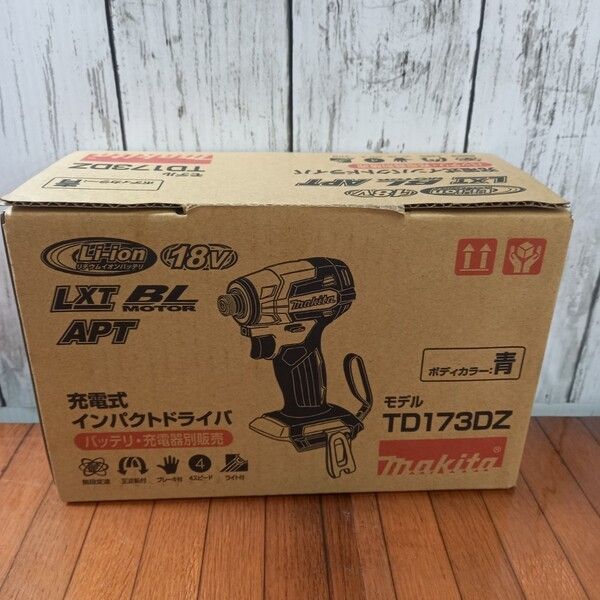未使用】マキタ(makita) 充電式インパクトドライバー TD173DZ 【野田 