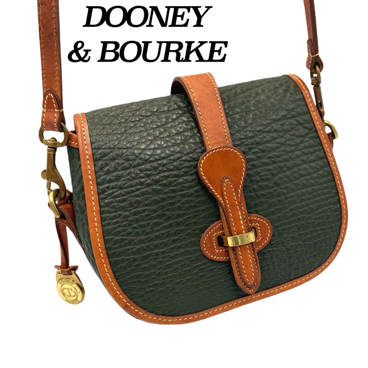 Dooney&Bourke ドゥーニー&バーク ショルダーバッグ レザー 緑 Dooney 