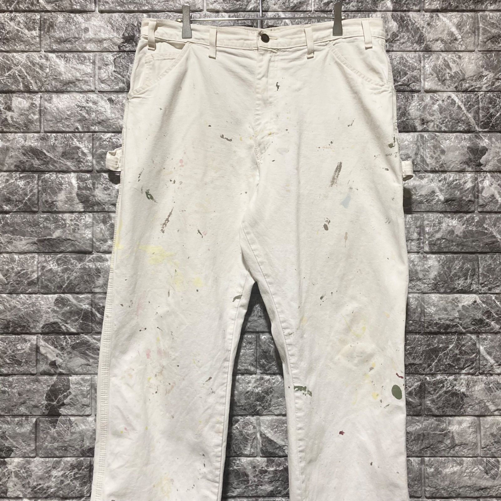 Dickies ホワイト ペインターパンツ ディッキーズ 白ペインター ペンキ 