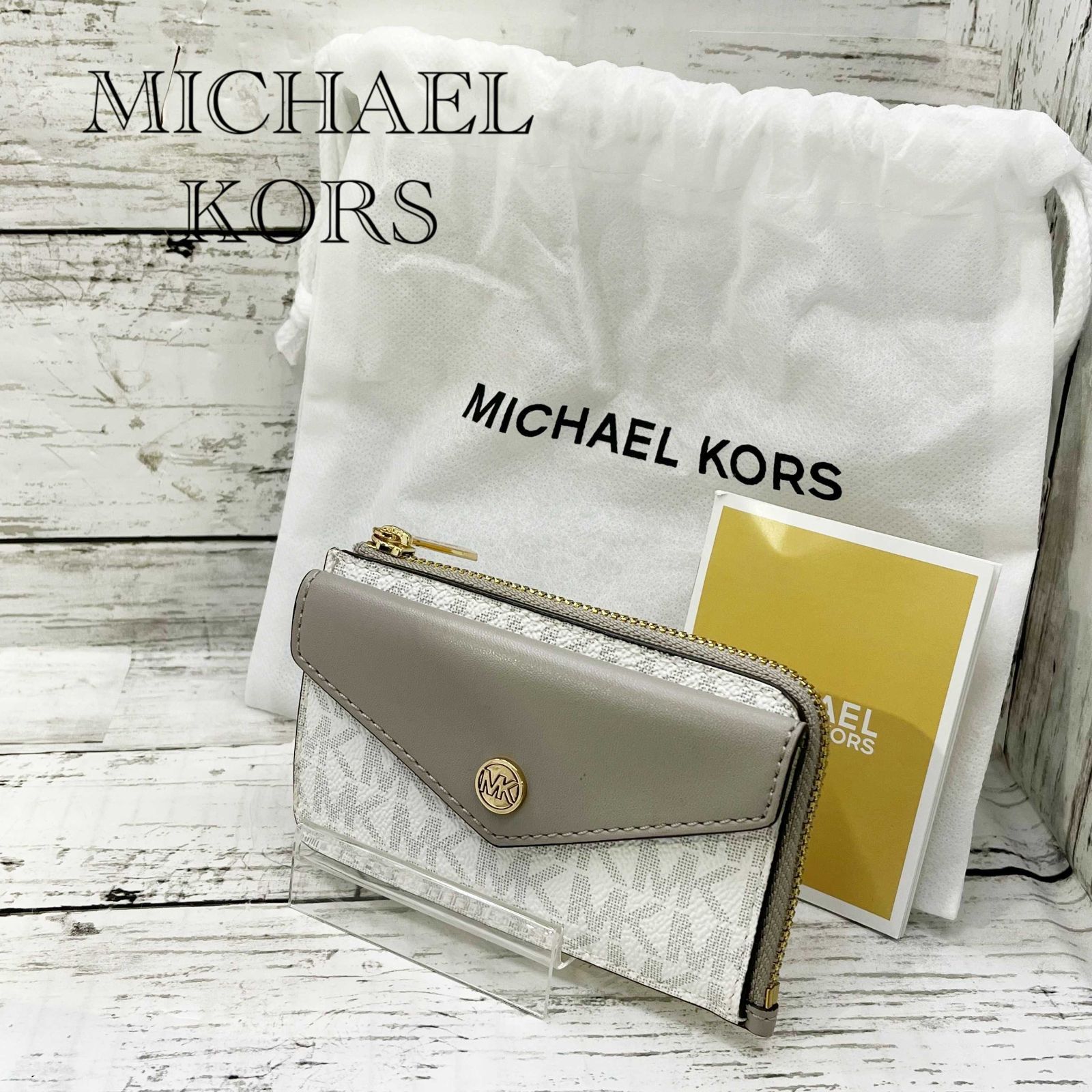 MICHAEL KORS マイケルコース モノグラム コイン ケース L 