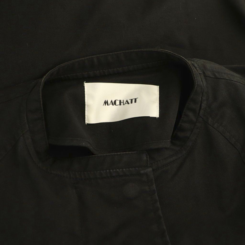 MACHATT マチャット　ボリュームスリーブブルゾン　ノーカラー　黒　FREE マチャット MACHATT ボリュームスリーブブルゾン ジャケット - メルカリ