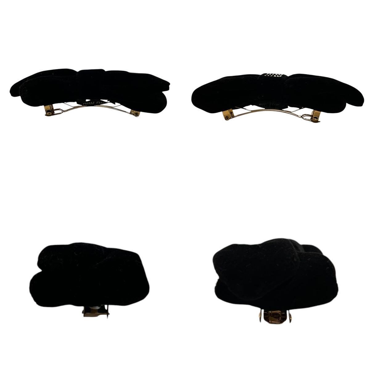 中古】 MIU MIU ミュウミュウ 5IF282 ヘアクリップ コットンリボン