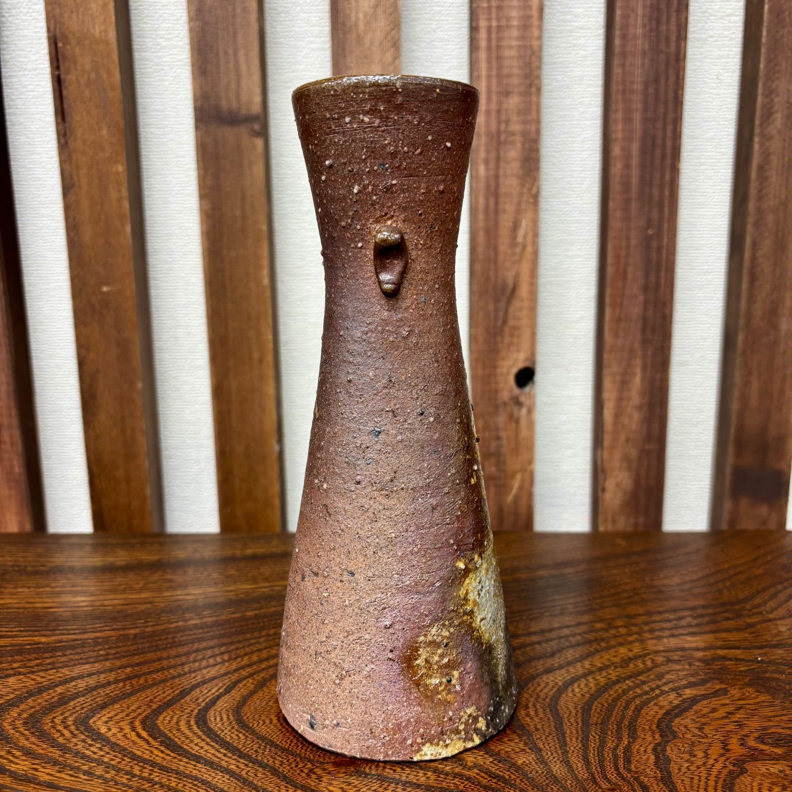 小西陶古の紹介 窯変蓋付花入「流」 小西陶藏 - KOGEI JAPAN（コウゲイ