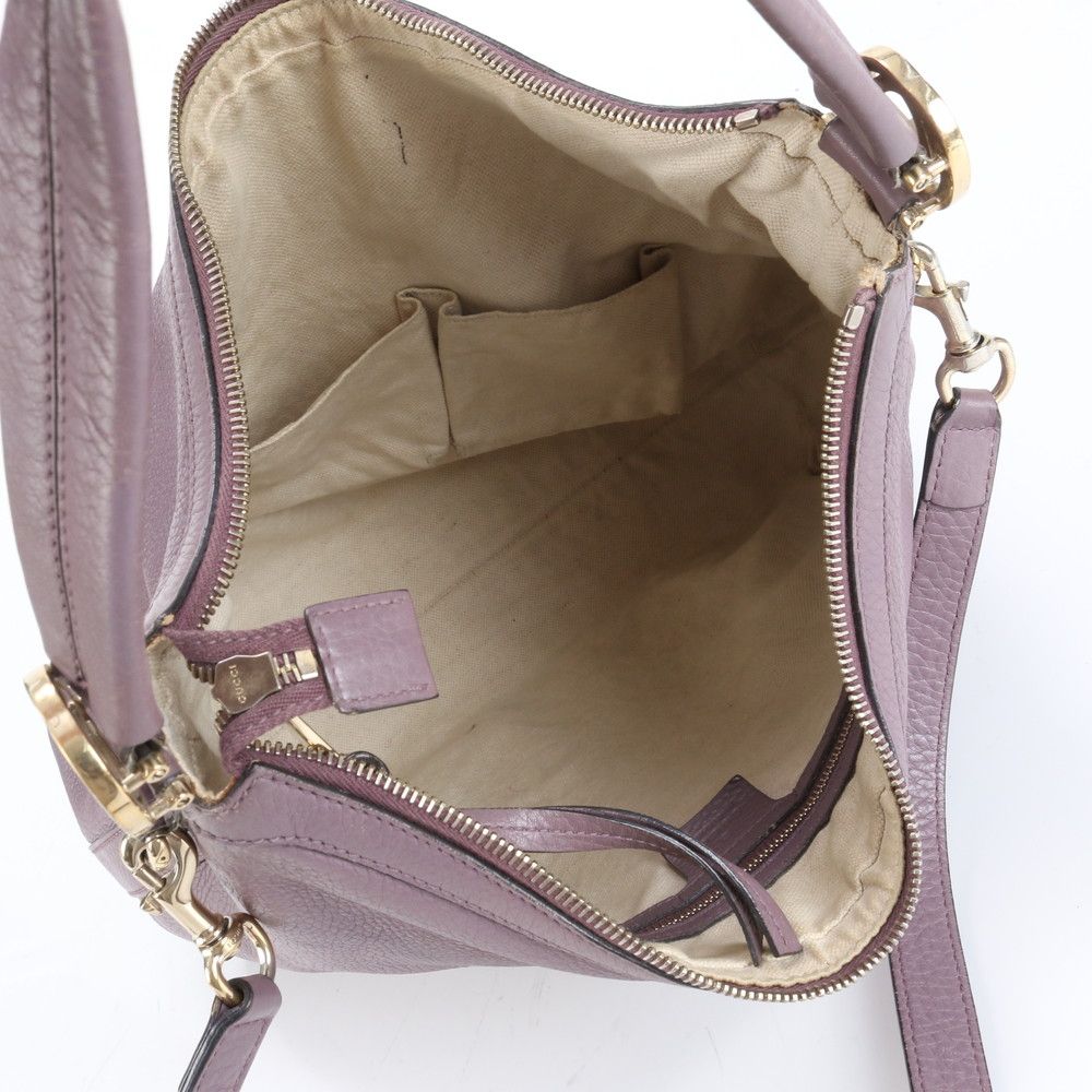 美品 グッチ ミス GG 326514 レザー 2WAY ショルダーバッグ 肩掛け 