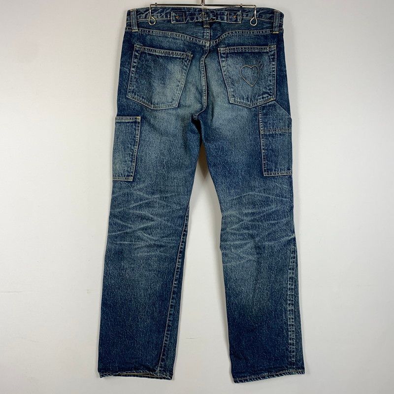 中古品】 HUMANMADE ヒューマンメイド STRAIGHT DENIM PANTS FUTURE 