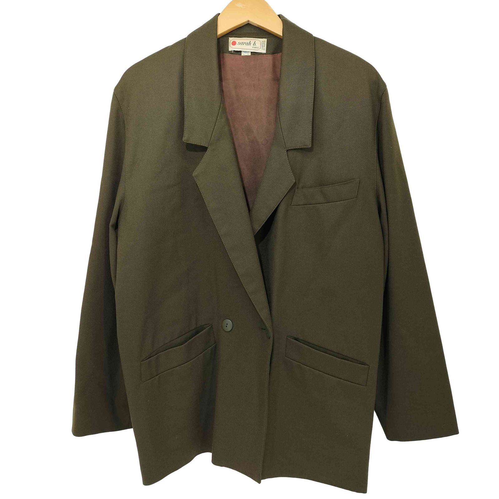ユーズドフルギ USED古着 sarah b. 60-70s vintage フランス製 ダブル 