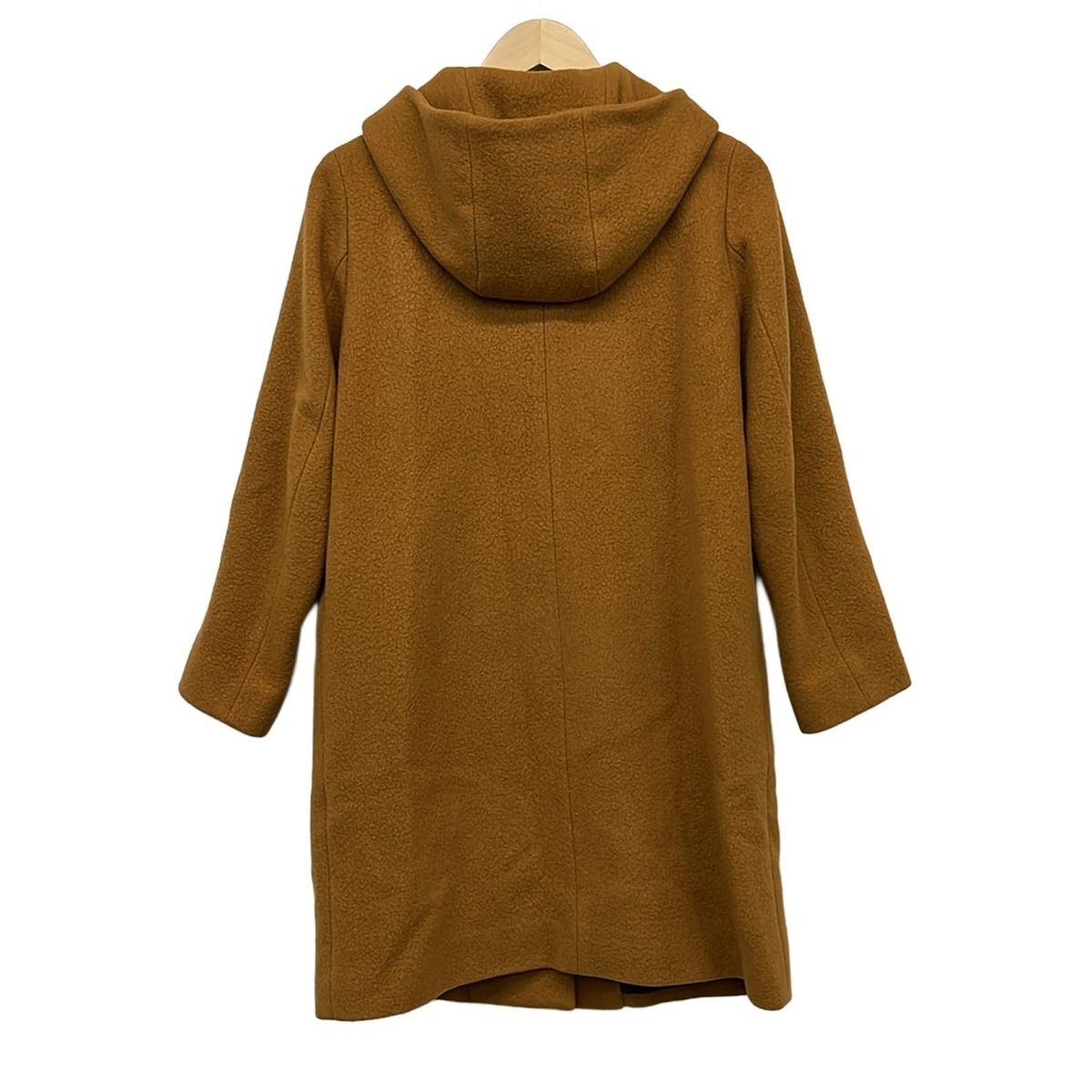美品　マッキントッシュロンドン　ボアノーカラーコート　ブラウン　38 美品 マッキントッシュロンドン ボアノーカラーコート ブラウン 38