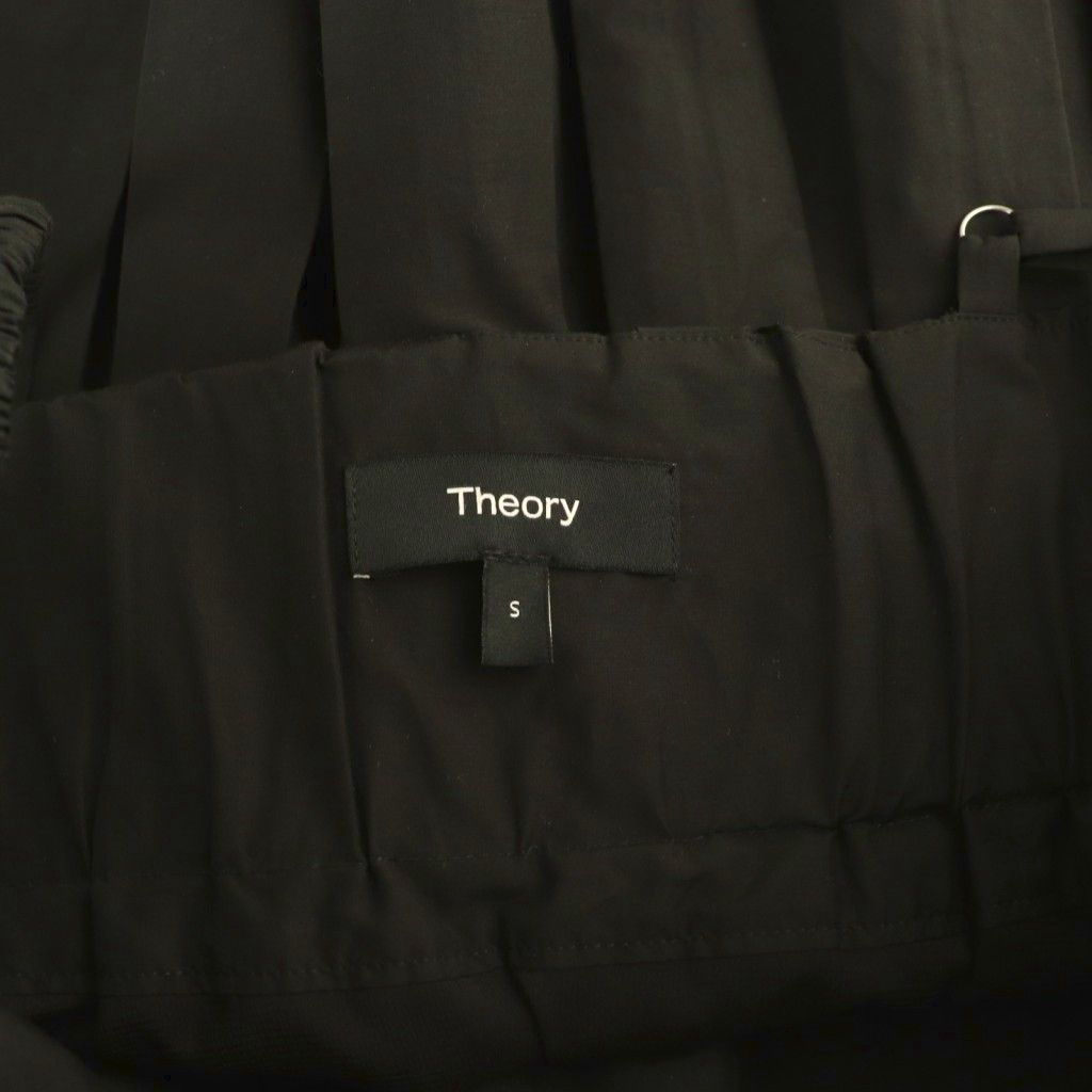 セオリー 25SS キャミソール S ブラック /DO ■OS セオリー Theory 25SS SOFT LAWN HI LOW PLT CAMI キャミソール S