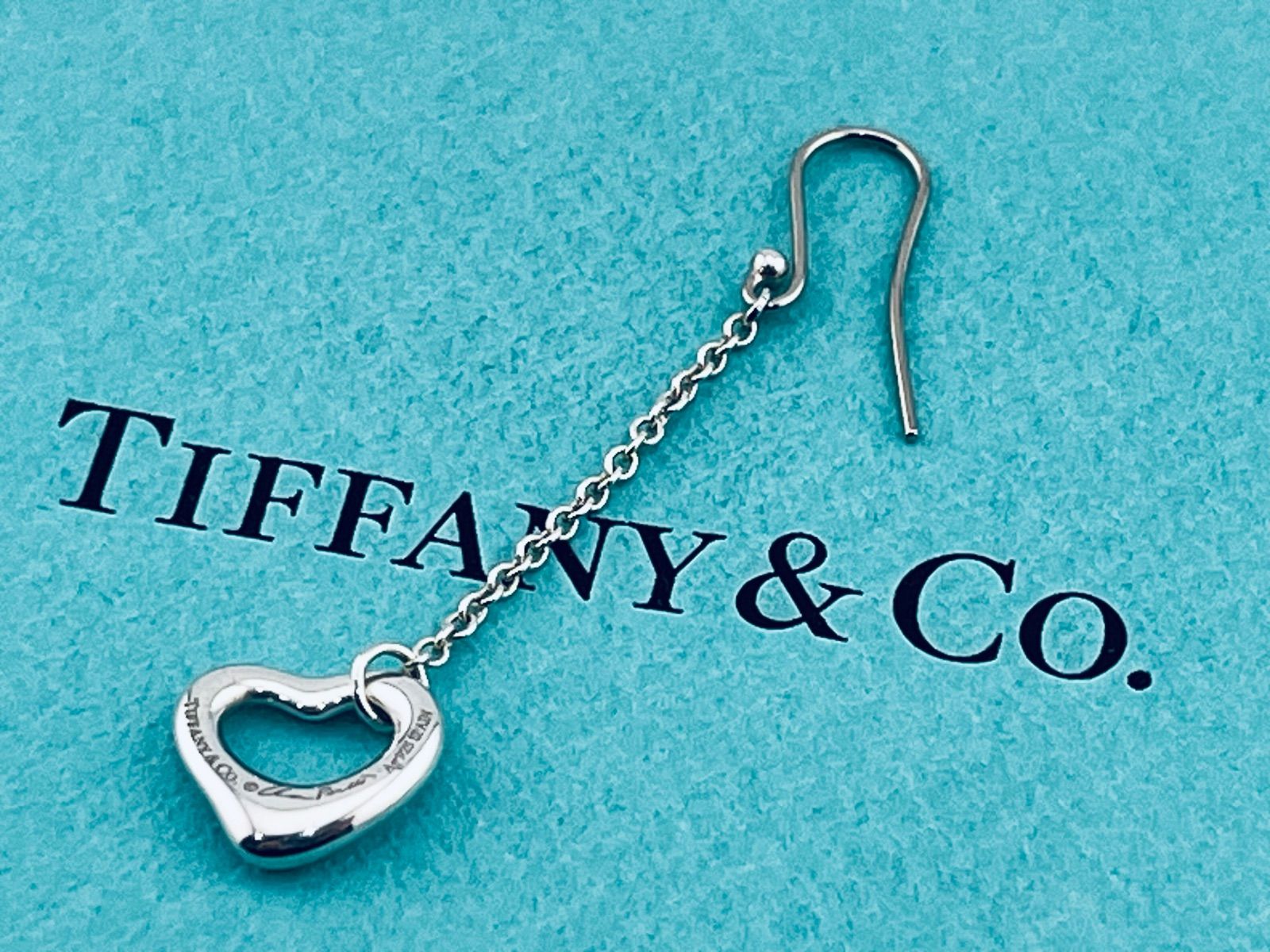 a233 送料無料 美品 Tiffany&Co. ティファニー オープンハート フック