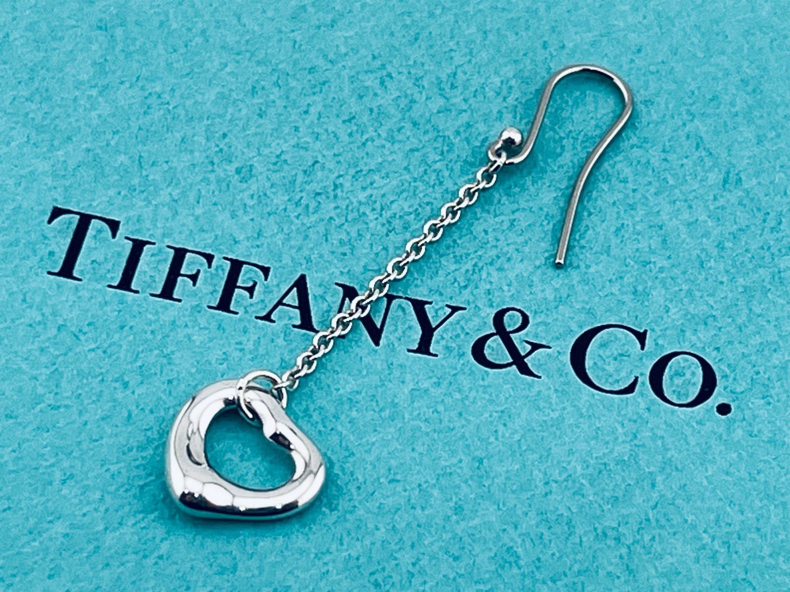 a233 送料無料 美品 Tiffany&Co. ティファニー オープンハート フック 