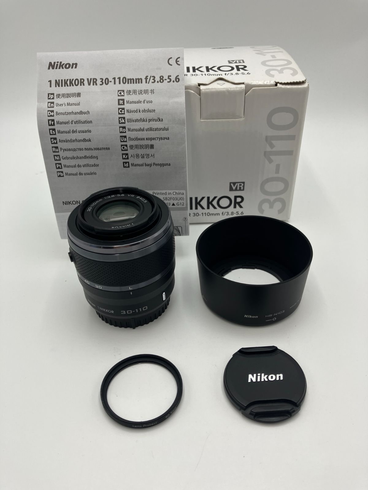 動作確認済】Nikon 1 NIKKOR VR 30-110mm f/3.8-5.6 望遠ズームレンズ 