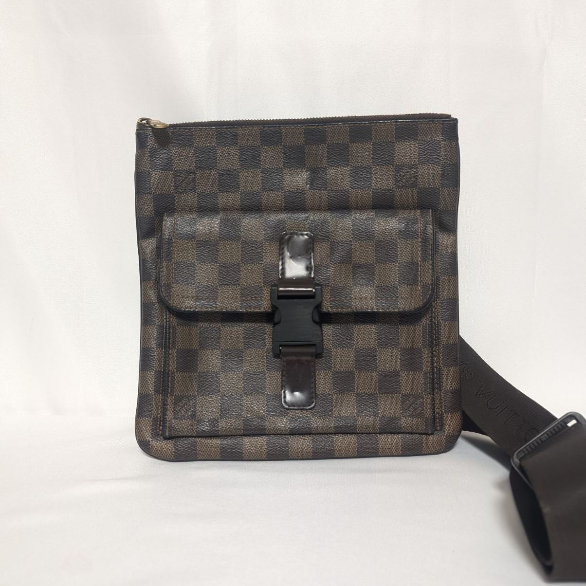 本物保証】 ルイヴィトン LOUIS VUITTON ダミエ ポシェット 