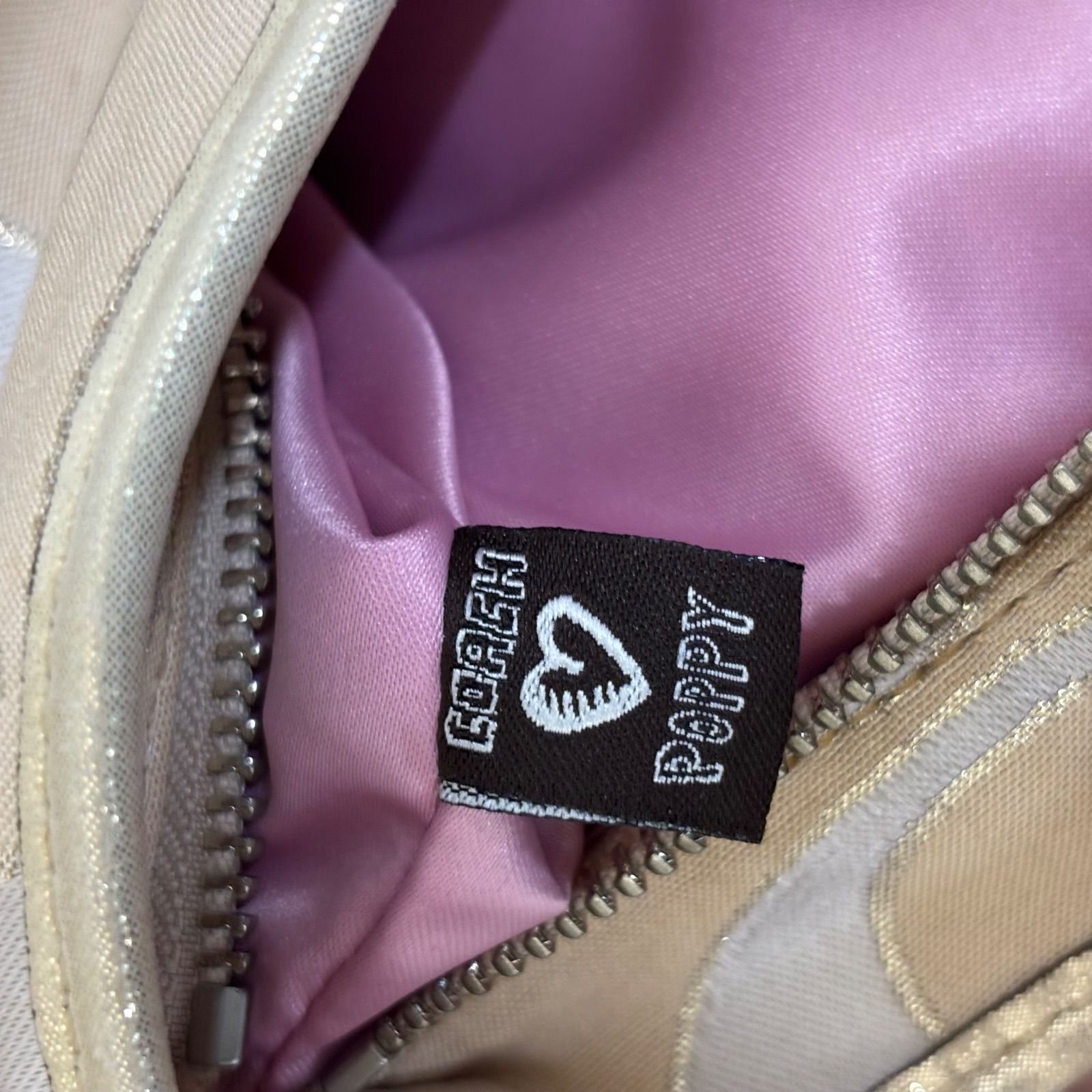 b) COACH コーチ ポピー Poppy ハンド ショルダー バッグ シグネチャー 