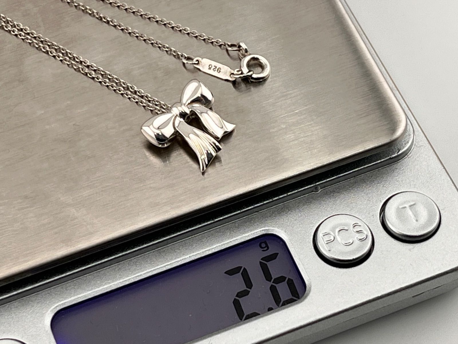 a235 送料無料 美品 Tiffany&Co. オールド ティファニー 1990 リボン 