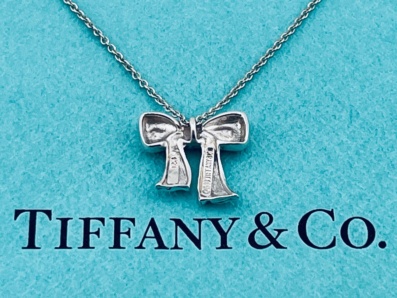 a235 送料無料 美品 Tiffany&Co. オールド ティファニー 1990 リボン