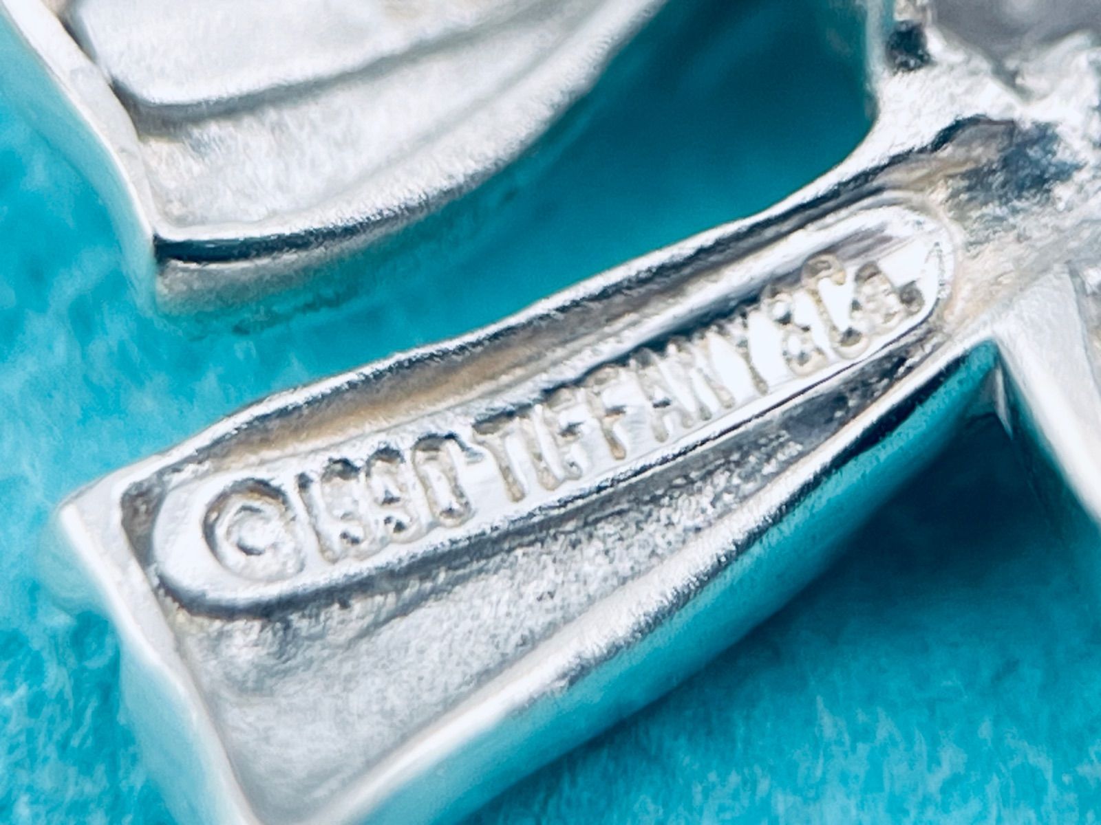 a235 送料無料 美品 Tiffany&Co. オールド ティファニー 1990 リボン 