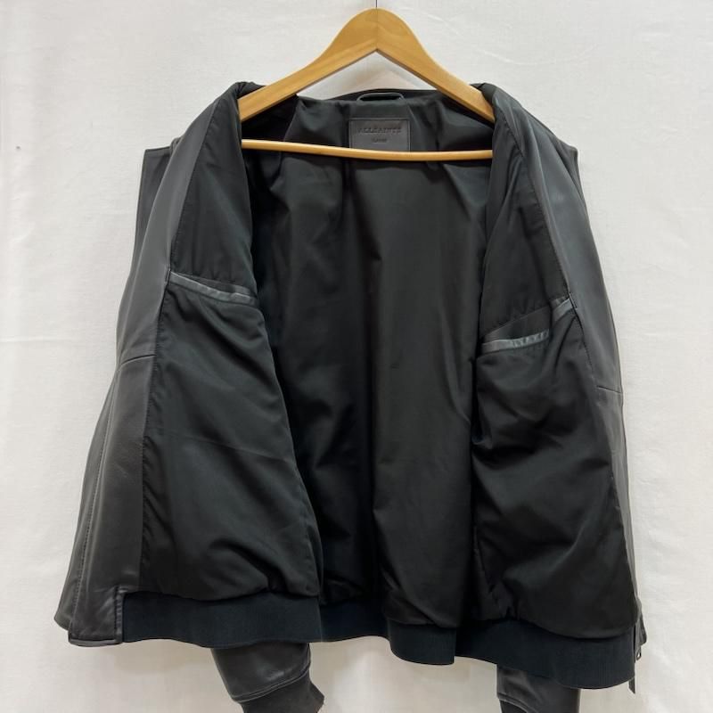 オールセインツ レザー イボール ボンバージャケット MA-1 メンズ L 
