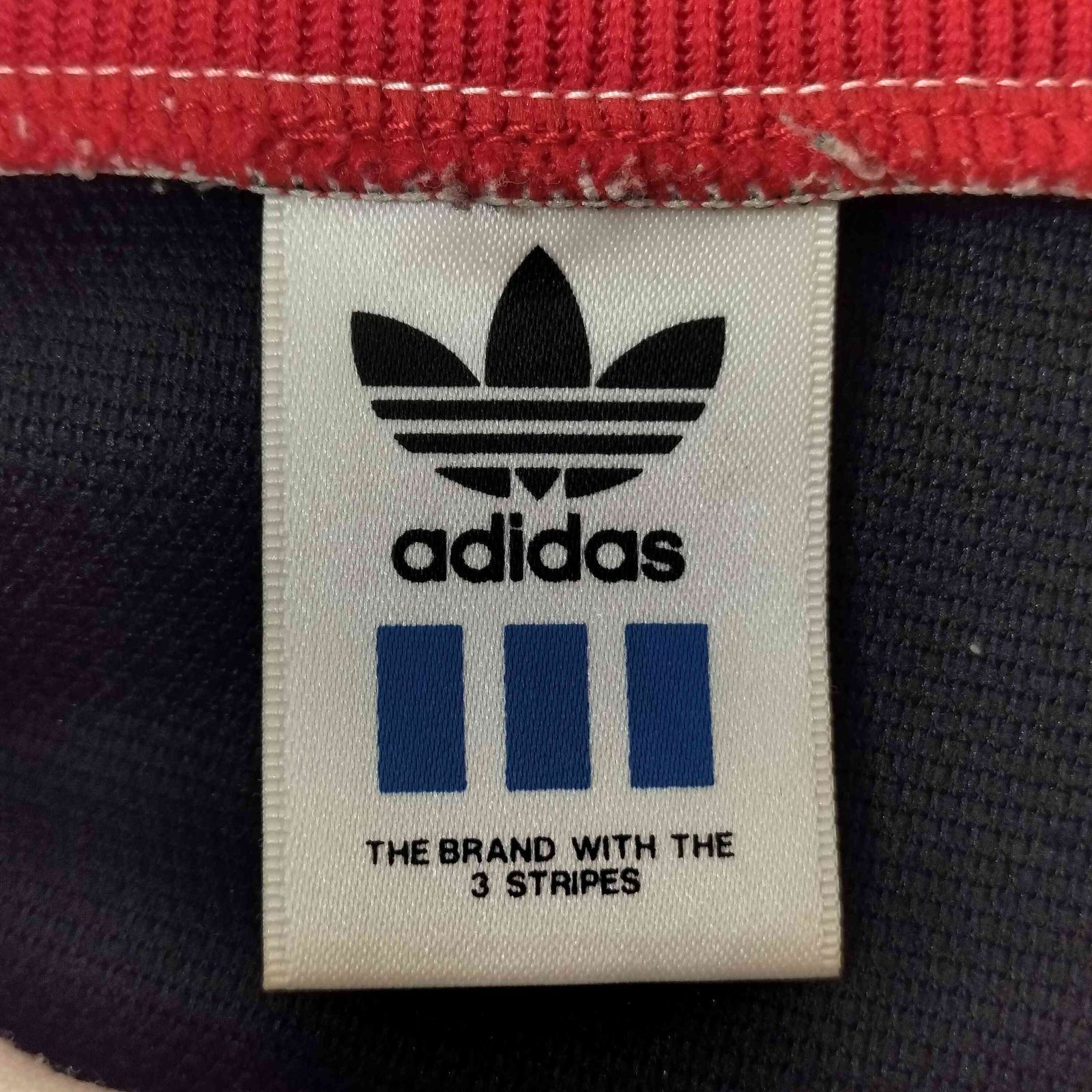 アディダス adidas 90s デサント製 ハーフジップ スウェット メンズ 