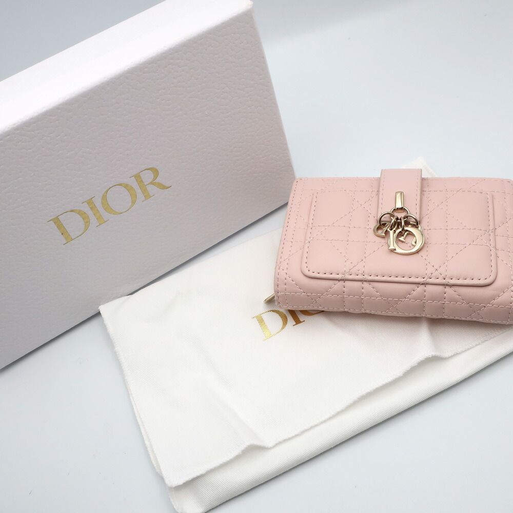 天白】ディオール My Dior Dittany ウォレット ラムスキン 天白】ディオール My Dior Dittany ウォレット ラムスキン