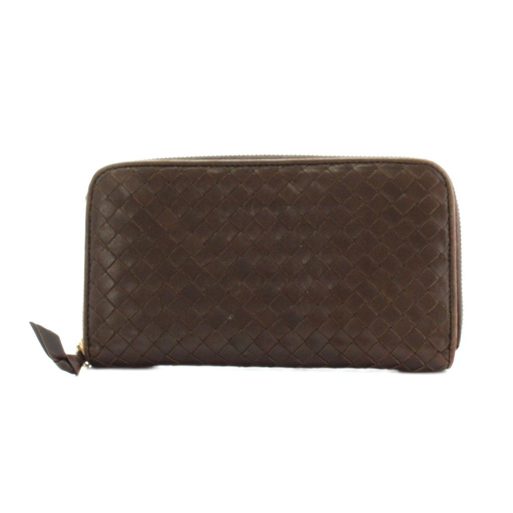 ボッテガヴェネタ BOTTEGA VENETA イントレチャート 長財布 ラウンド
